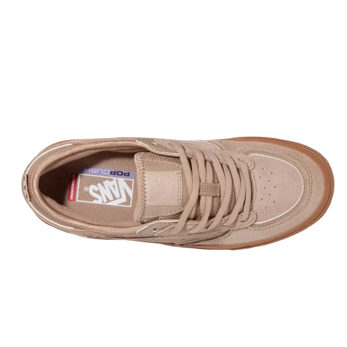 Vans Skate Rowley Shoes - Tan/Gum Suede