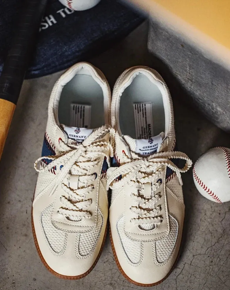 Vintage Style Baseball Sneakers