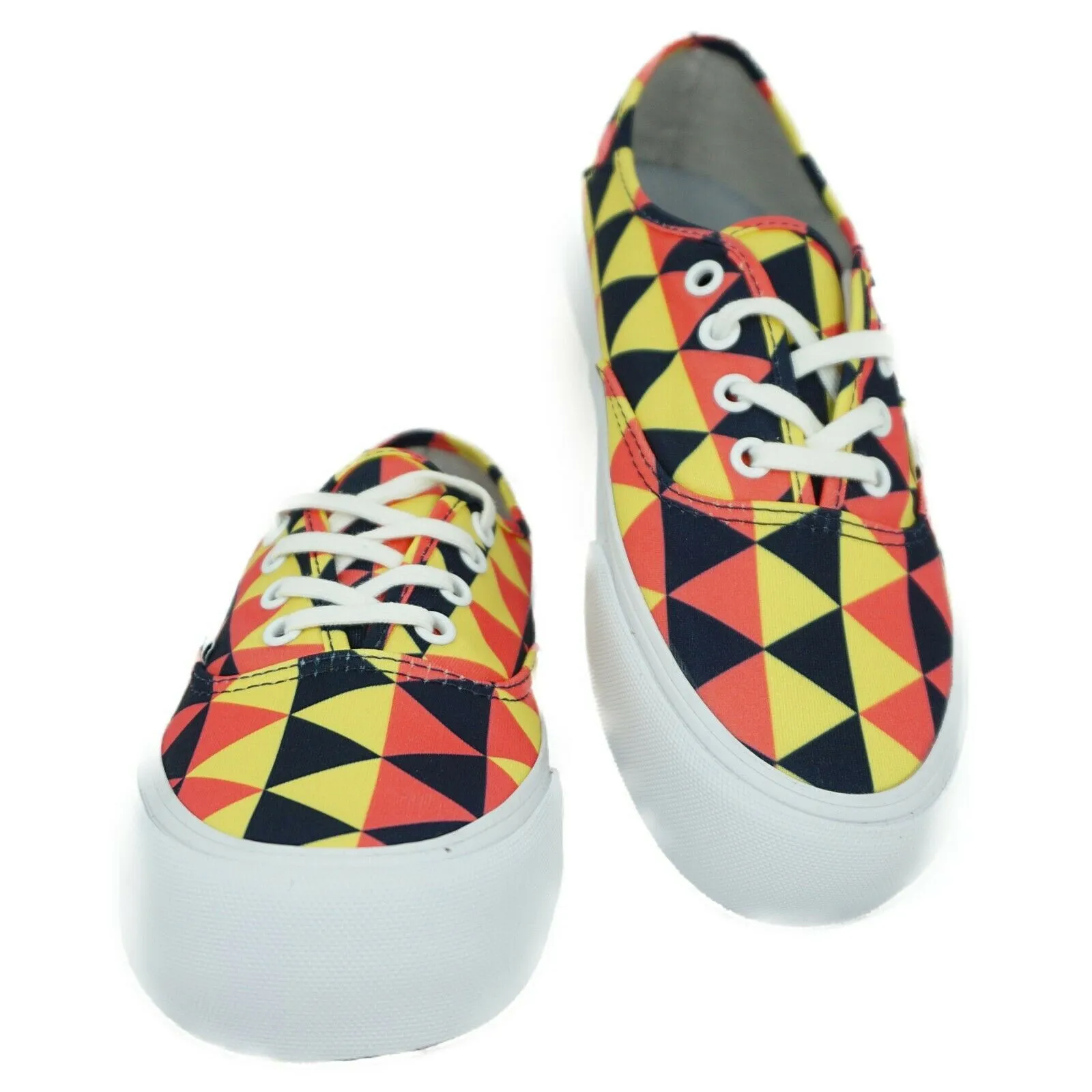 VN0A3MU6QB8 VANS Authentic SF Neon Triangles (Multi) Men Size 5 | Women Size 6.5