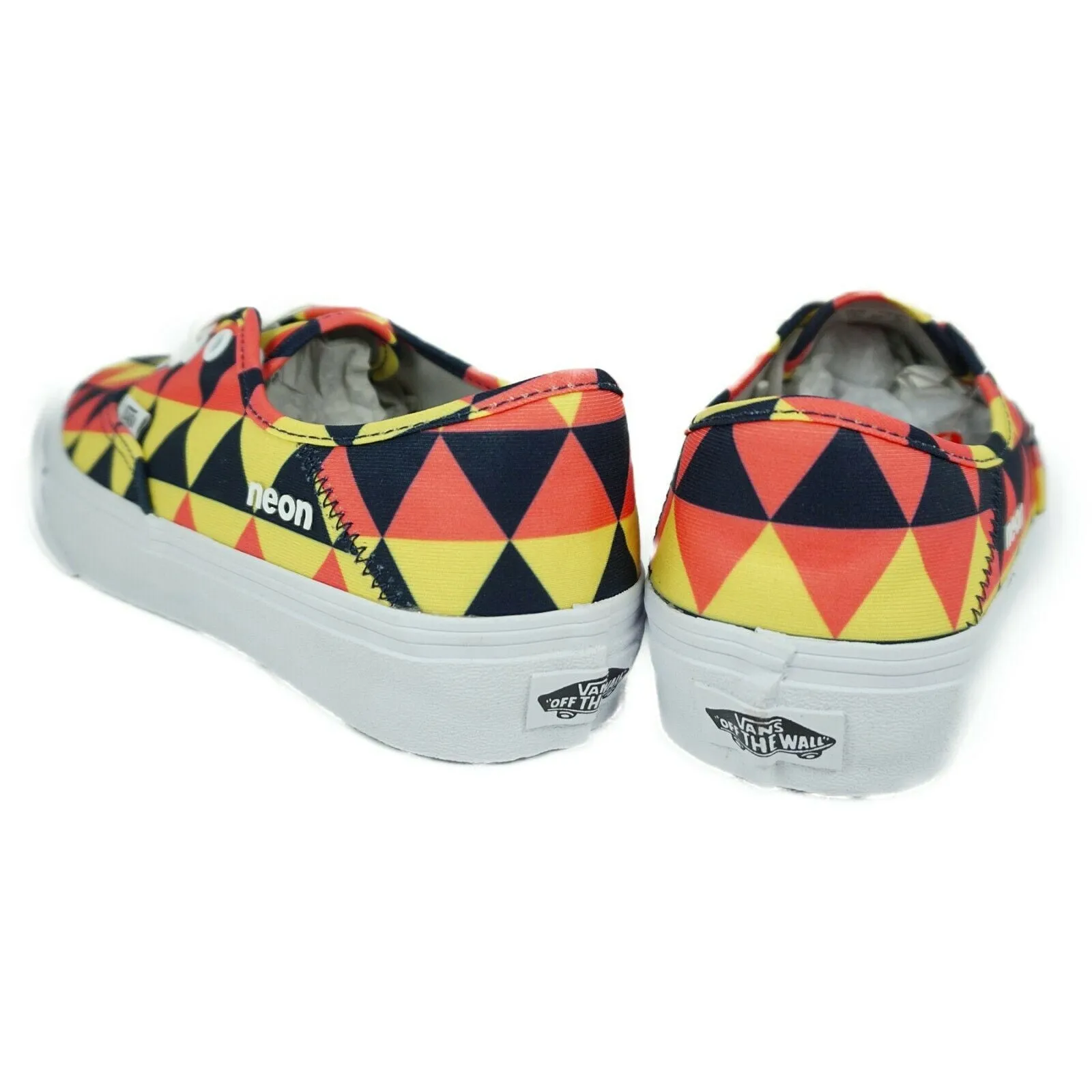 VN0A3MU6QB8 VANS Authentic SF Neon Triangles (Multi) Men Size 5 | Women Size 6.5