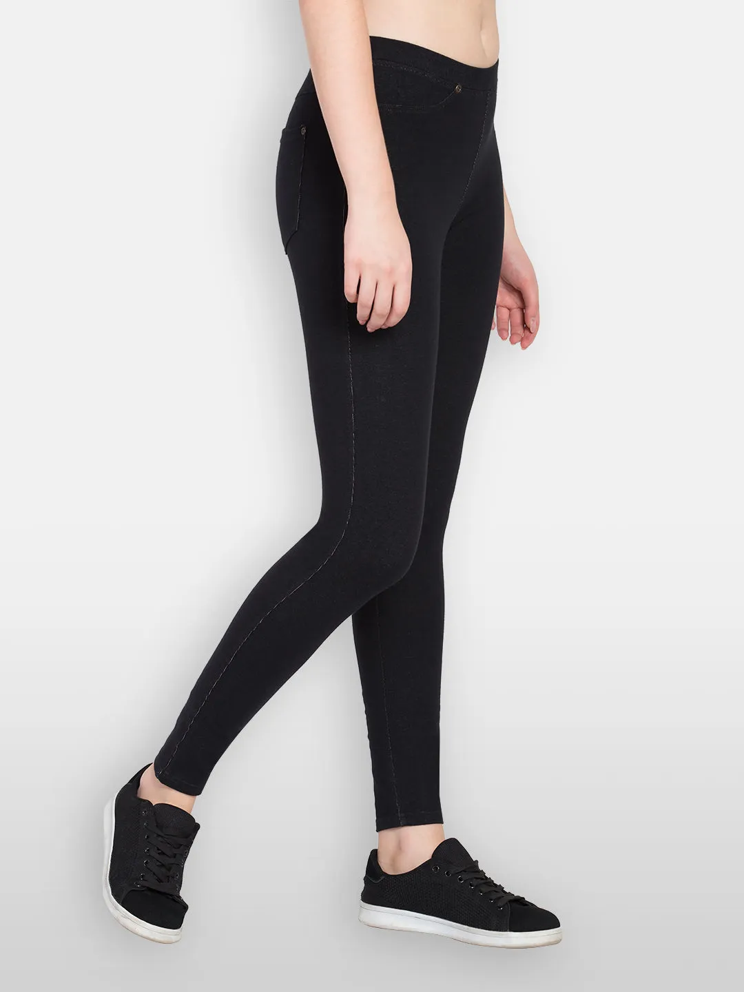 Women Solid Jeggings