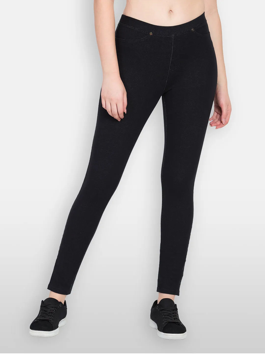 Women Solid Jeggings