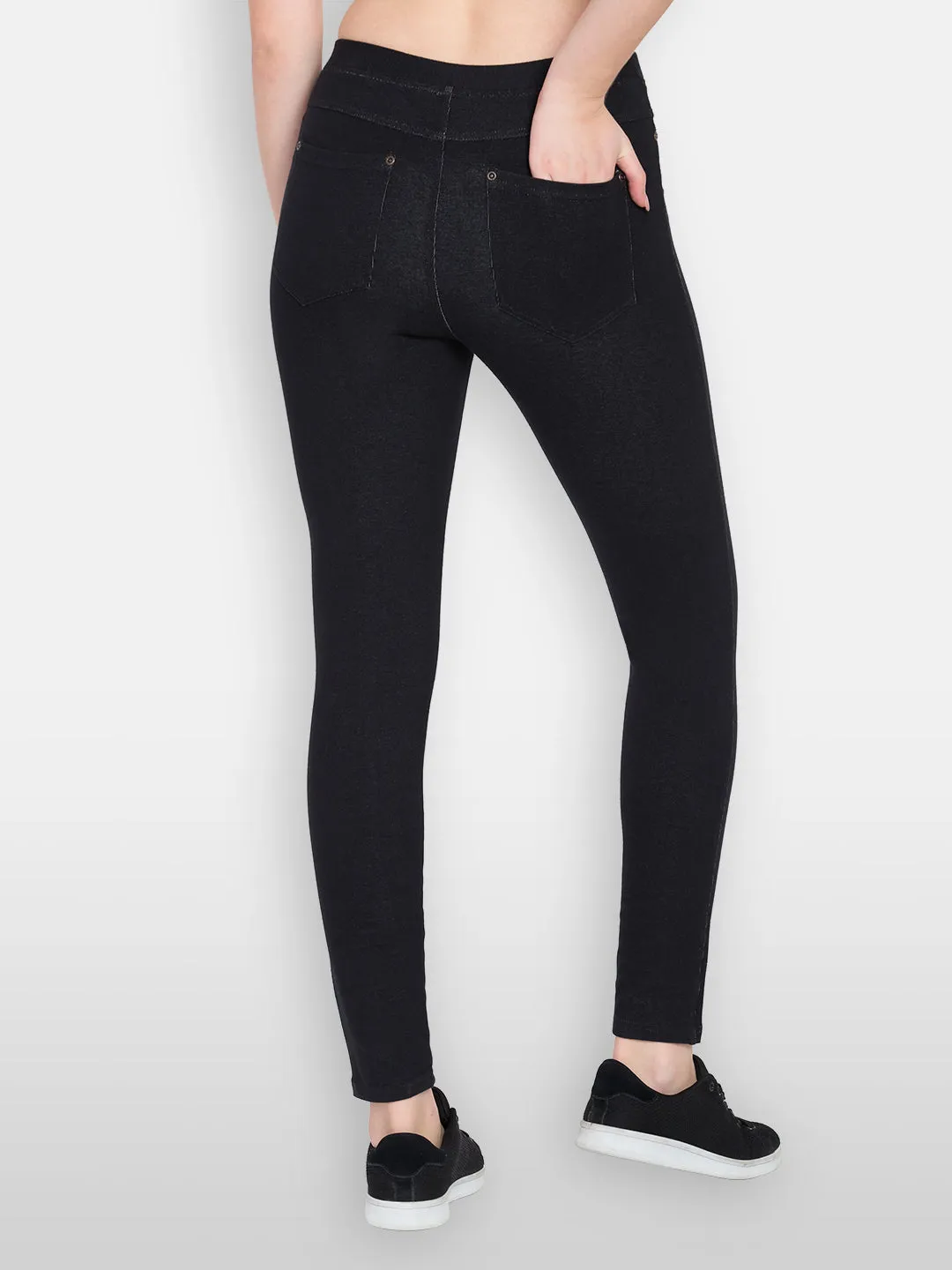 Women Solid Jeggings