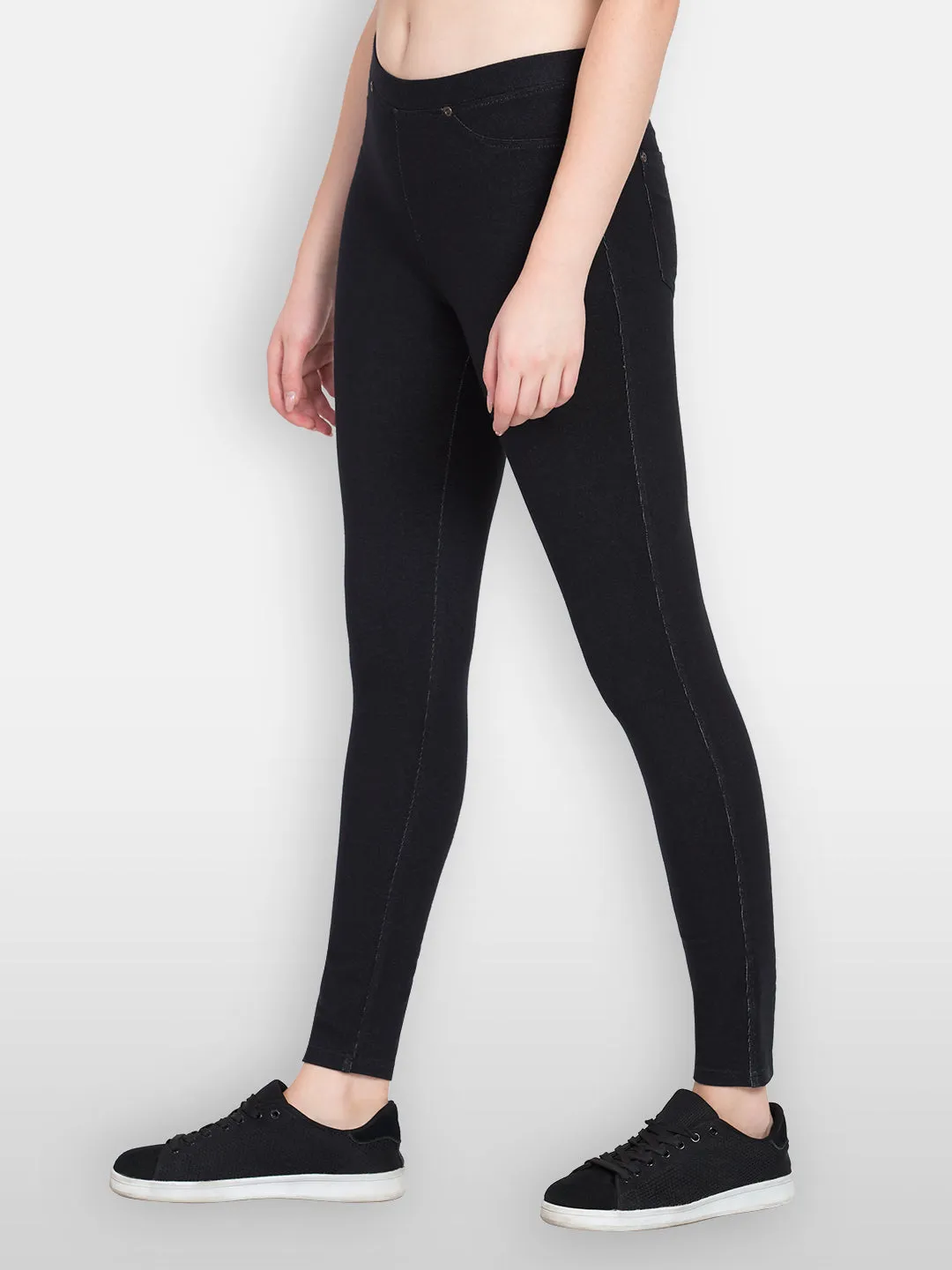 Women Solid Jeggings