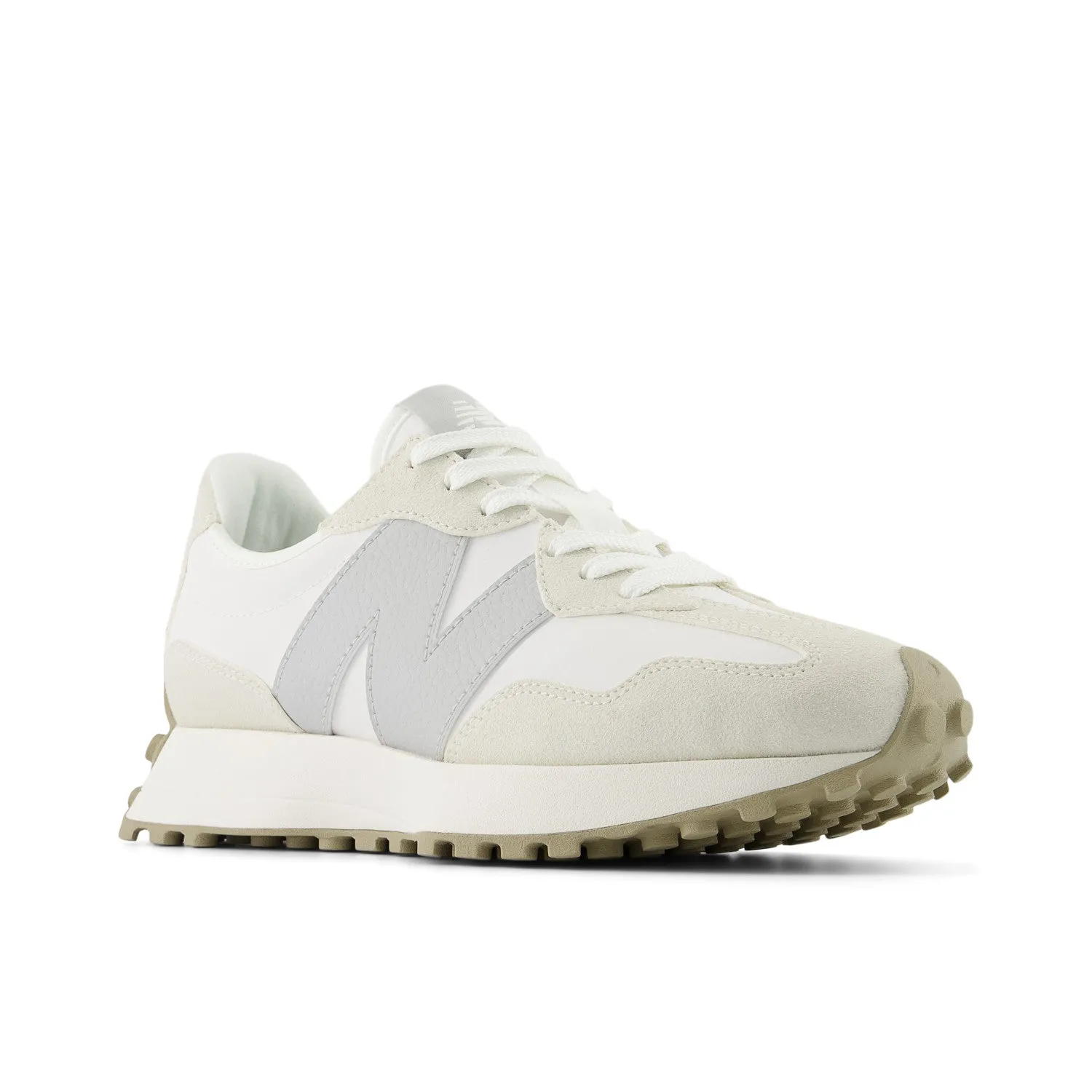 Women's New Balance 327 Color: Sea Salt with Brighton Grey