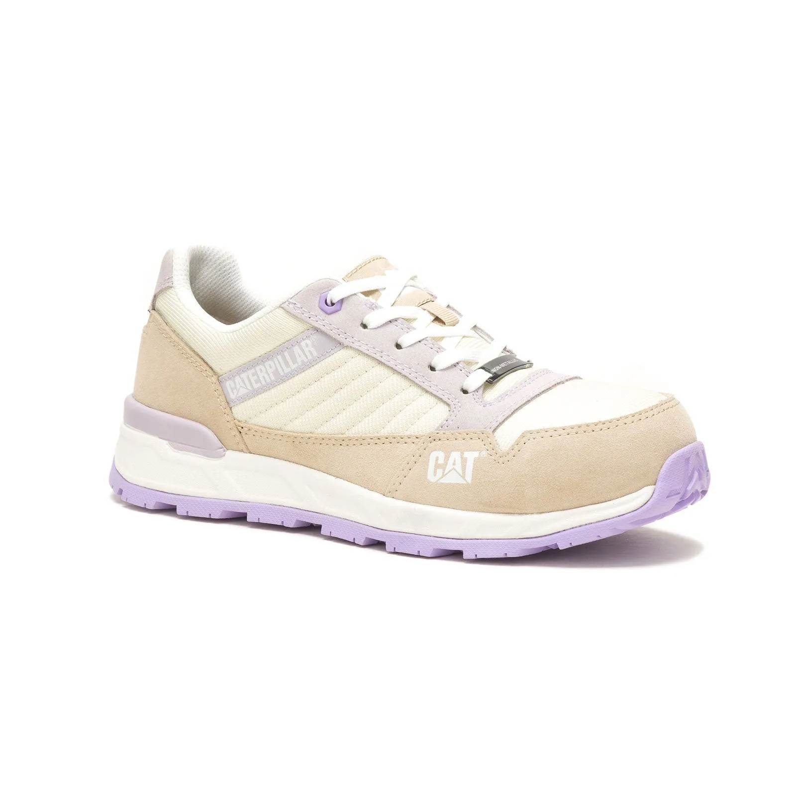 Women's Venward Composite-Toe Work Shoe Tan/Lilac