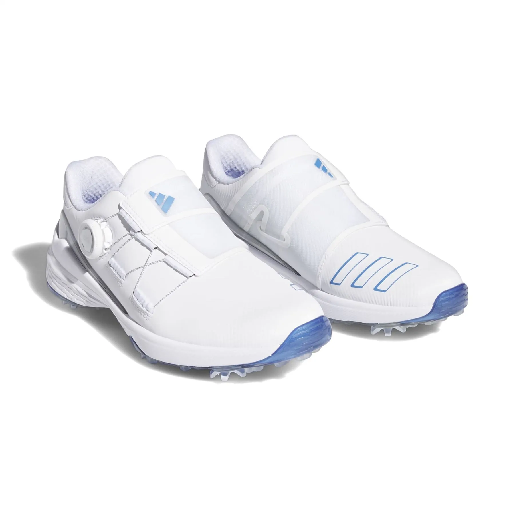 Womens ZG23 BOA Golf Shoes White/Blue Fusion Met./Silver Met. - AW23