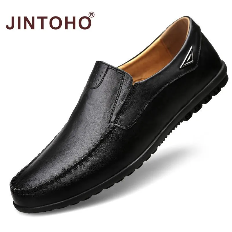 Yeknu Leather Men Shoe Casual Luxury Brand Summer Mens Loafers Genuine Leather Moccasins Hollow Out Breathable Slip on Shoes For Men