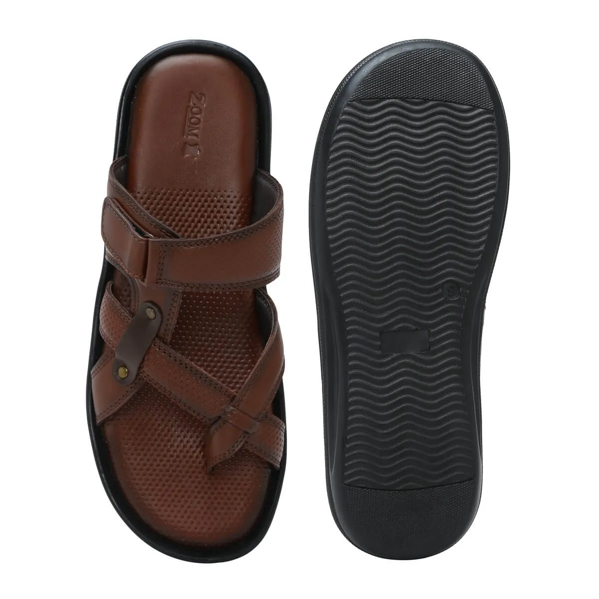 Zoom Shoes Casual Leather Slingback Sandals For Men C-30